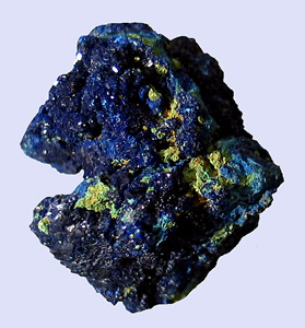 Complete Azurite Geode, Burra Burra Mine, Burra, North Mt Lofty Ranges, Mt Lofty Ranges, South Australia, Australia