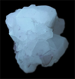 Colemanite (TL) , Boraxo Pit, Furnace Creek District, Death Valley, Inyo Co., California in SWUV or LWUV