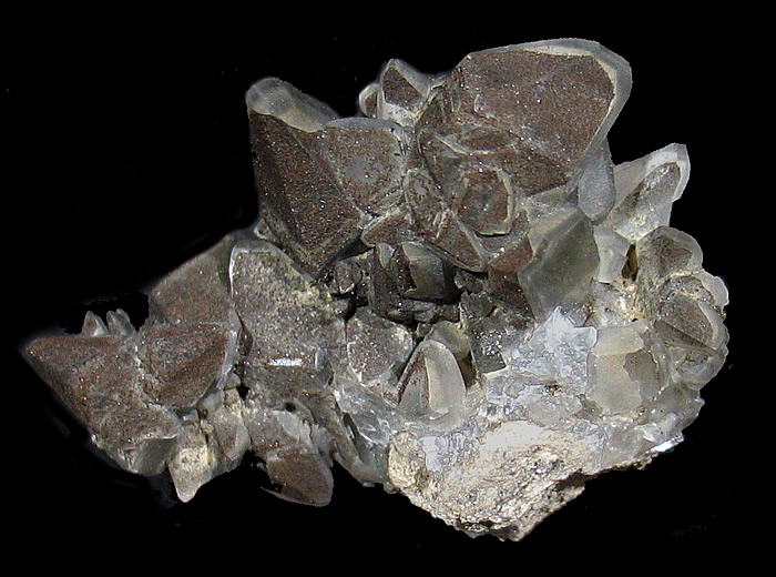 Calcite with Pyrite and Marcasite, Conco Mine, North Aurora, Kane Co., Illinois