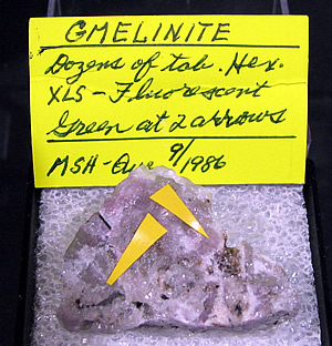 Gmelinite, Mont Saint-Hilaire, Québec, Canada ex Ron Waddell