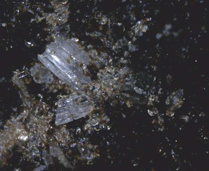 Nenadkevichite, Zircon, Albite and Chamosite, Poudrette Quarry, Mont Saint-Hilaire, Rouville RCM, Montérégie, Québec, Canada