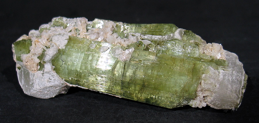 Quartz & Lepidolite ps Tourmaline, Urubu Mine, Itinga, Minas Gerais, Southeast Region, Brazil