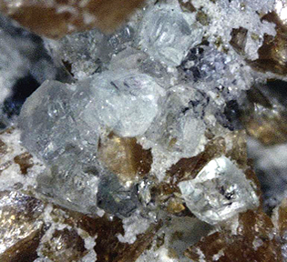 Rhodochrosite and Fluorite, Mont Saint-Hilaire, QuÃ©bec, Canada ex Ron Waddell