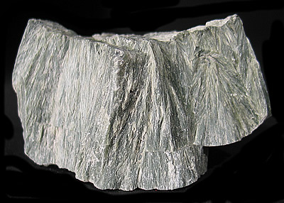 Talc ps Antigorite fans, Luzenac Mine, St-Pierre de Broughton, Beauce Co., Quebec, Canada